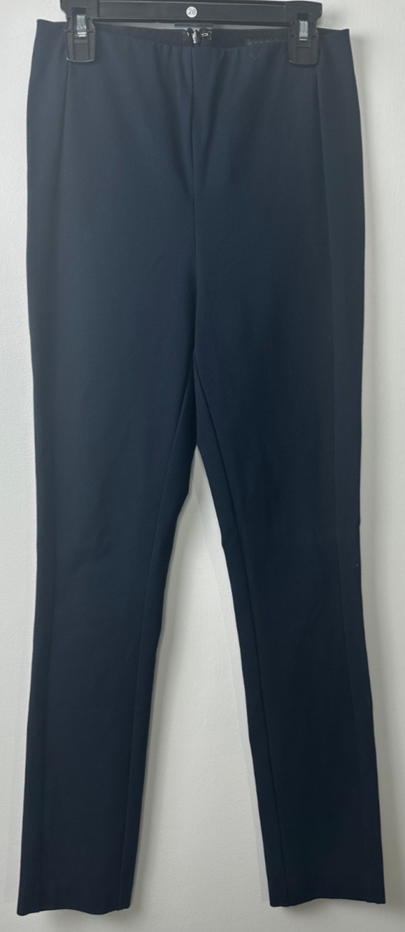 Rag And Bone New York Simone Pull On Pants Womens 0 Navy Cotton Stretch Zip E13